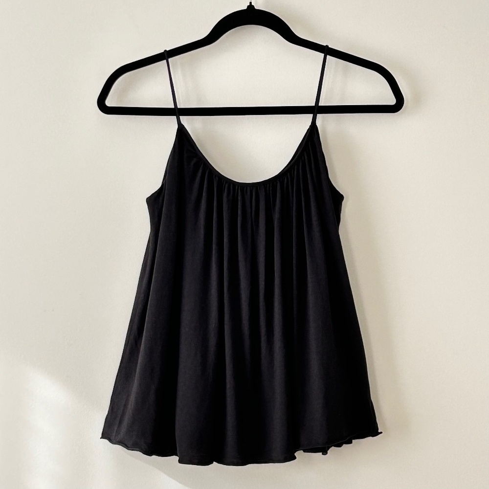 Gap Black Flowy Swing Tank Top